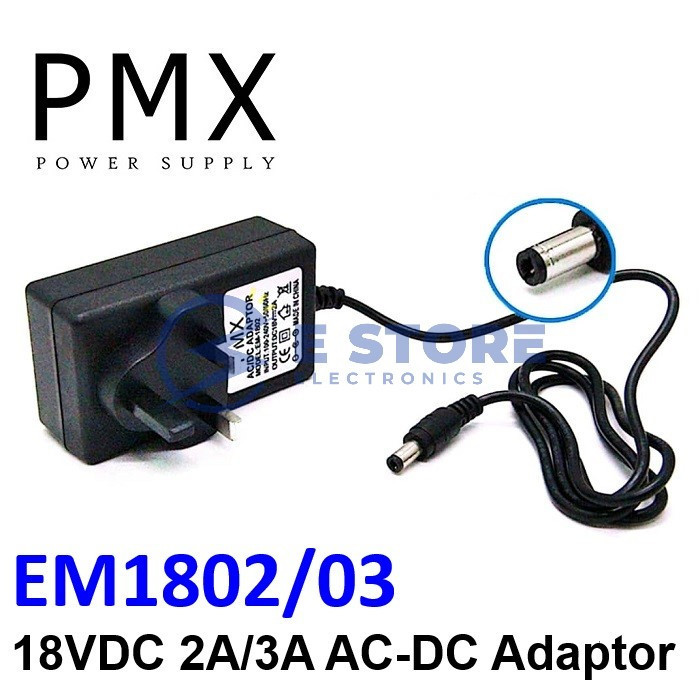 PMX 18V 2A/3A Regulator Adaptor - EM1802 / EM1803