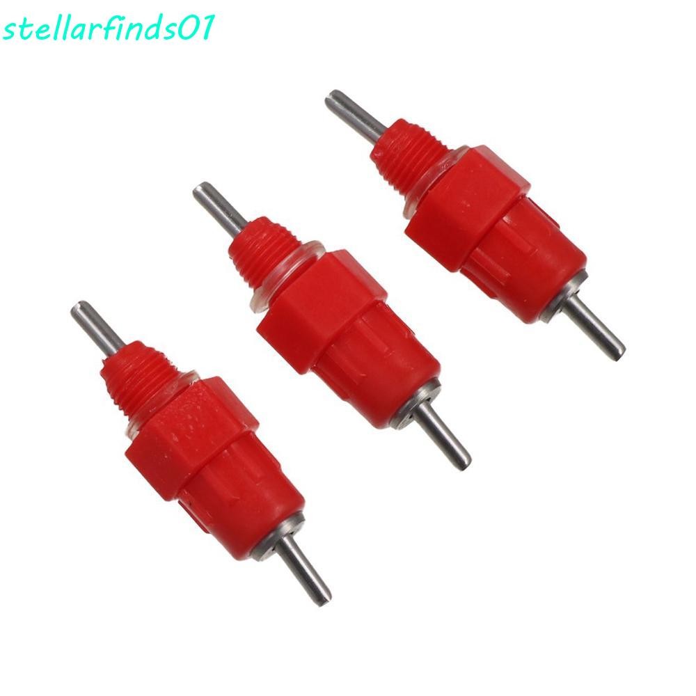Stellarfinds ไก่เครื่องดื่มน้ํา 10 ชิ้น/ล็อตอุปกรณ์สัตว์ปีกถ้วยน้ําสแตนเลสไก่ Waterer