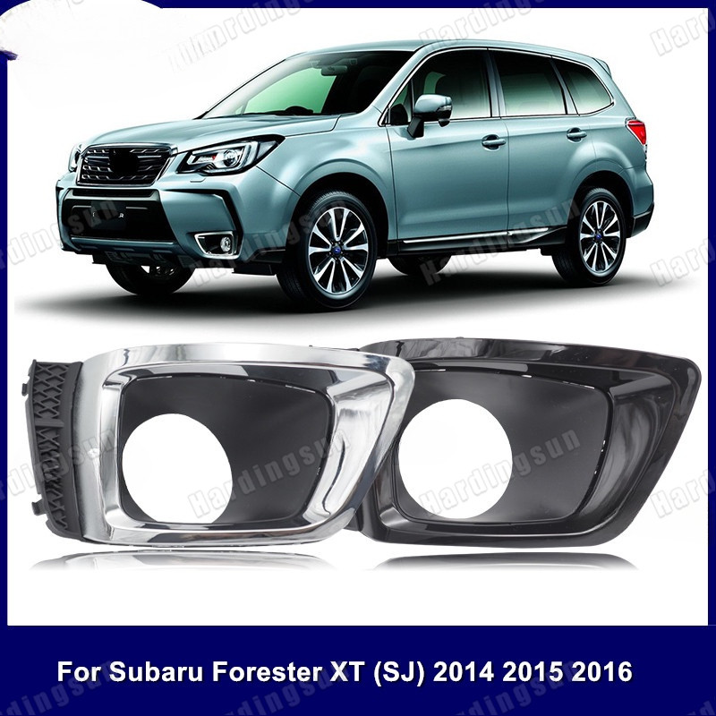 สําหรับ Subaru Forester sport Turbo 2014-2019 รถด้านหน้าไฟตัดหมอกกรอบไฟตัดหมอกตกแต่งฝาครอบตัด