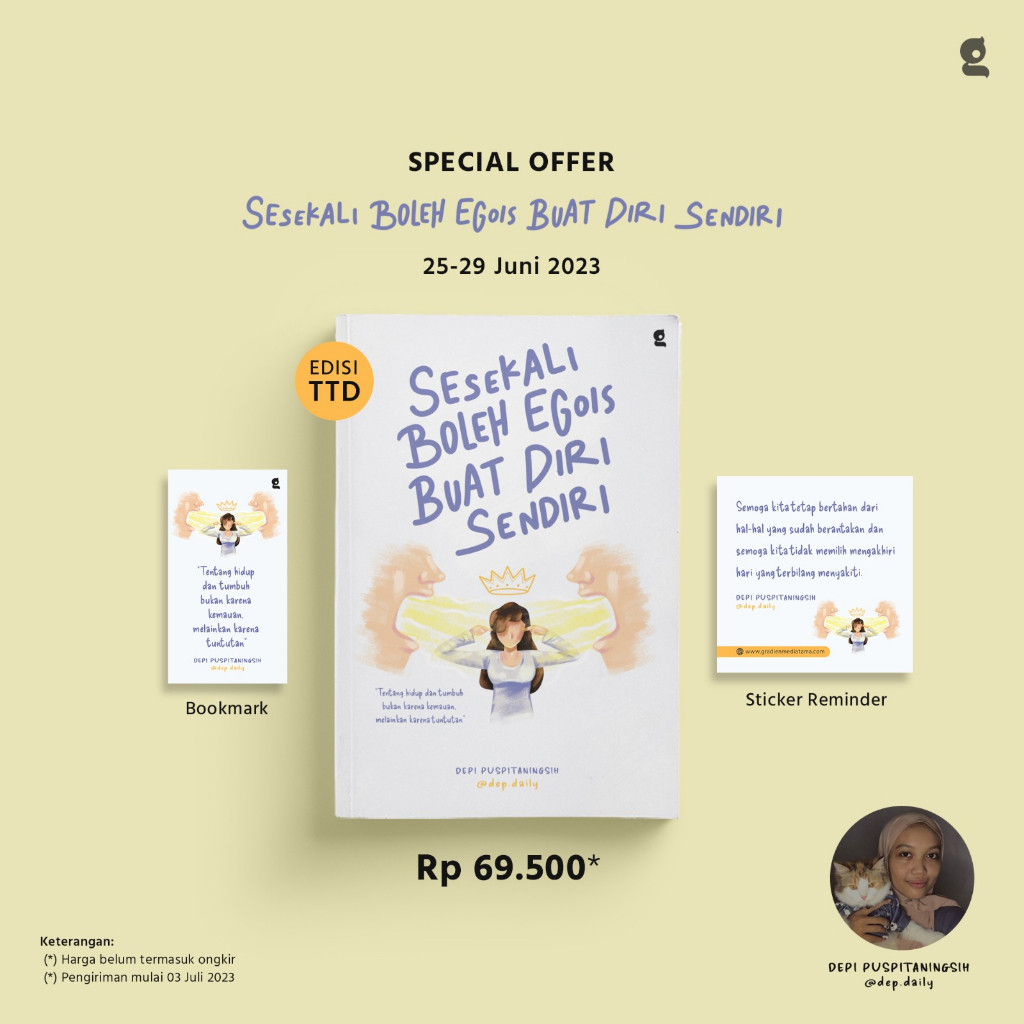 [นิยายไม่ | การช่วยเหลือด้วยตนเอง] ครั้งเดียวสามารถ Self Self Self Self - Depi Puspitaningsih