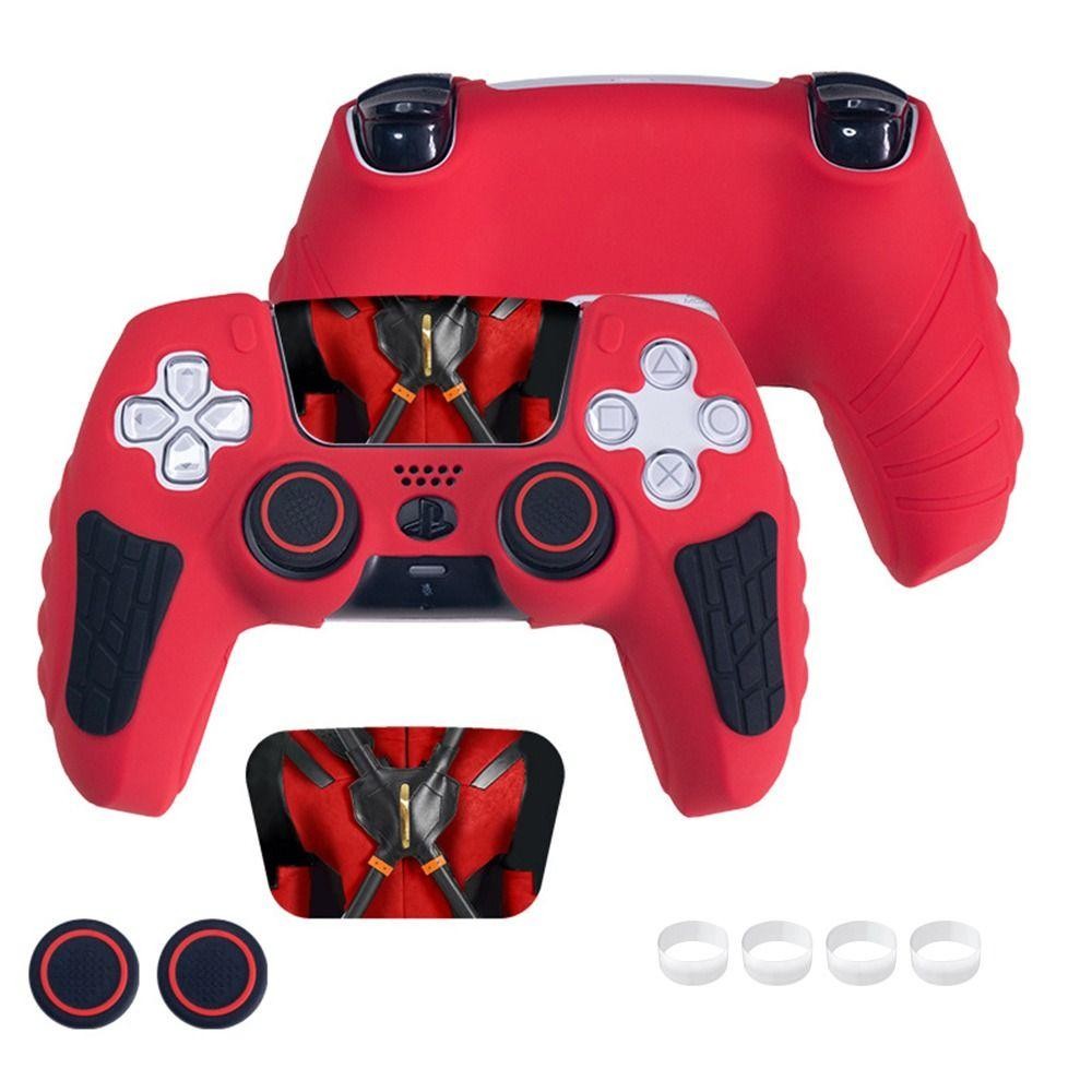 ฝาครอบเกมแพด ROSE, ฝาครอบคอนโทรลเลอร์เกมซิลิโคน DIY, ฝาครอบป้องกันเกราะป้องกันแบบนุ่มสําหรับ PS5/Playstation 5