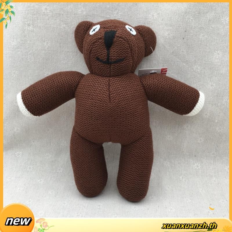 หมอนตุ๊กตาฟิกเกอร์ รูปการ์ตูนหมี Rowan Atkinson Row Mr.Bean Teddy Bear Bean Bear ขนาด 36 ซม. สีน้ําต
