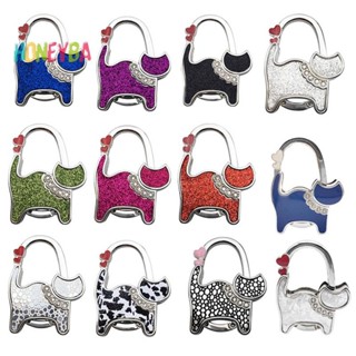  ใหม่รูปร่างพับกระเป๋าถือตะขอผู้ถือกระเป๋าแขวนตารางขอบตะขอ