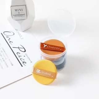 (7pcs/กล่อง) พัฟฟองน้ําแต่งหน้า ชุดพัฟแต่งหน้า พร้อมกล่องเก็บ แบบหนา แห้ง เปียก นุ่มพิเศษ สําหรับแต่งหน้า G3103
