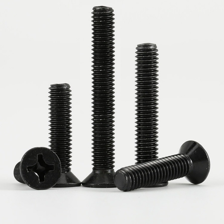 น็อต สกรู หัวเตเปอร์ แฉก F+ สีดํา สแตนเลส 304 เกลียวมิล หยาบ/Flat Head Phillip Machine Screw M2/M2.5/M3/M4/M5/M6 * L3-50mm (WDY-YL-TH-w) ราคา ถูกที่สุด ดีลบีเคเค แกลเลอรีภาพที่ 9