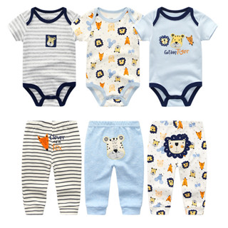 คิดดี้ซูม ชุดบอดี้สูทสําหรับเด็กทารกและเด็กหญิงแฟชั่น 6 ชิ้น…