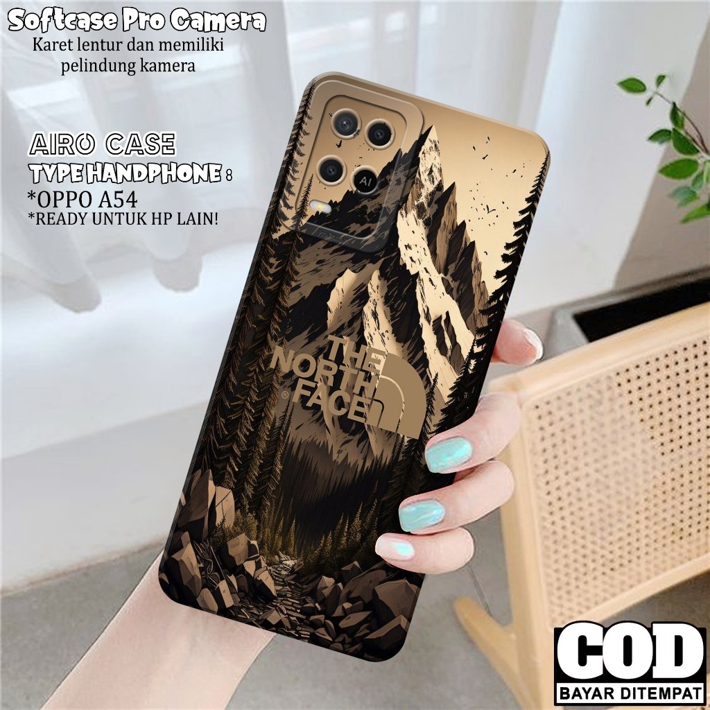 เคส Oppo A54 - เคส Oppo A54 Softcase - เคสแฟชั่น Branded - ปลอก Oppo A54 - เคส Pro Camera Softcase -