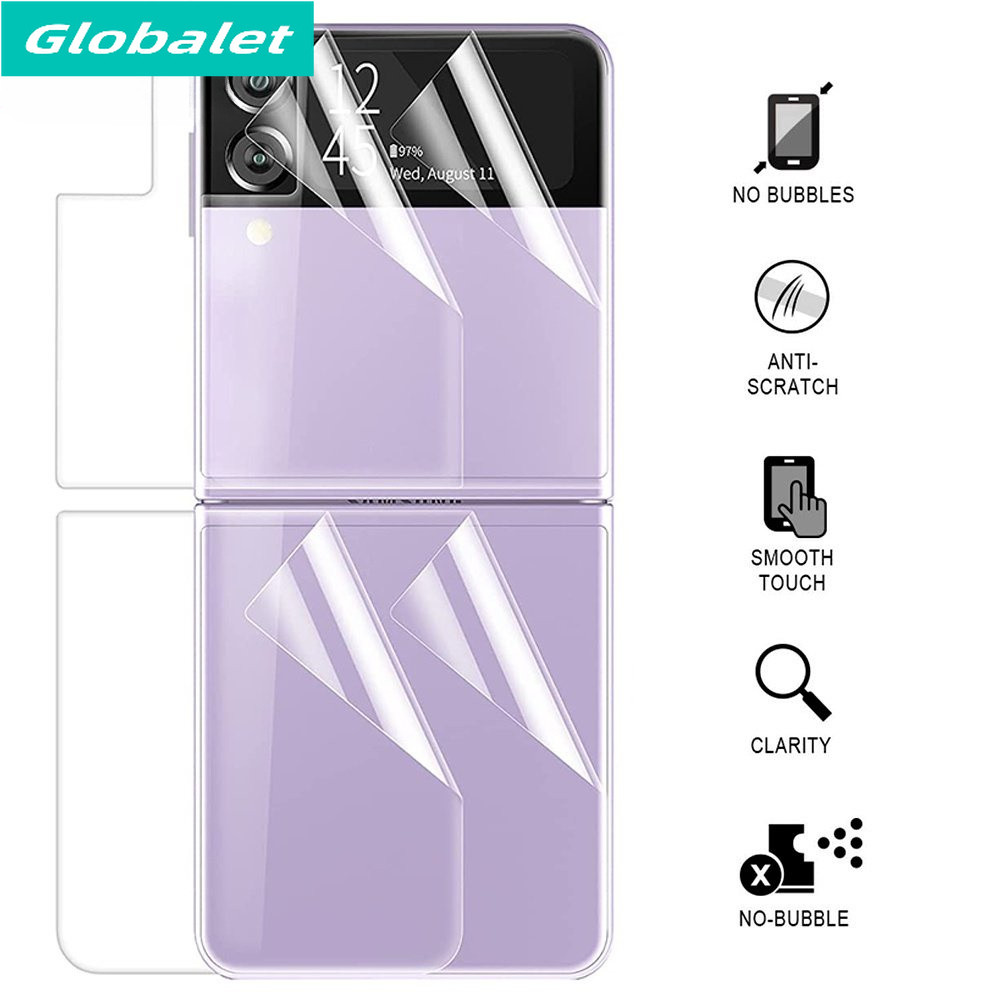 เหมาะสําหรับ Samsung Galaxy Z Flip3 Flip4 Flip5 Flip6 Soft Full Coverage Screen Protector เหมาะสําหร