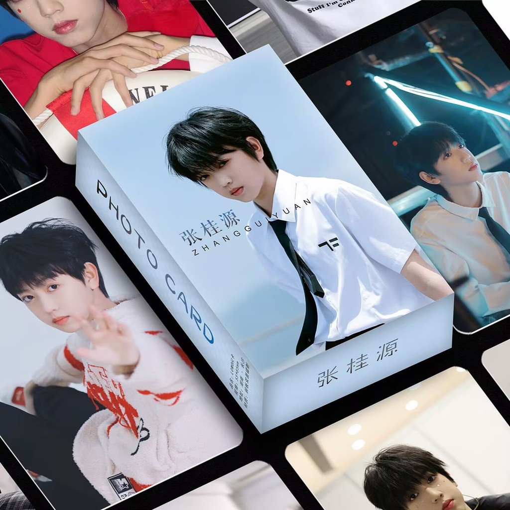 50-55 ชิ้น TF Family 4th generation โฮโลแกรมเลเซอร์การ์ด Lomo Zhang Guiyuan ‌Aiden Zuo QiHan Chen JunMing Photocards Wang Junxi Yang Bowen Photo Holographic โปสการ์ดพร้อมสต็อก SX