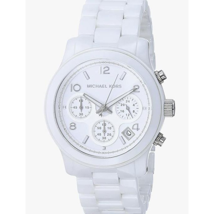 ไมเคิล Kors เซรามิกนาฬิกาสีขาว MK5161 38mm