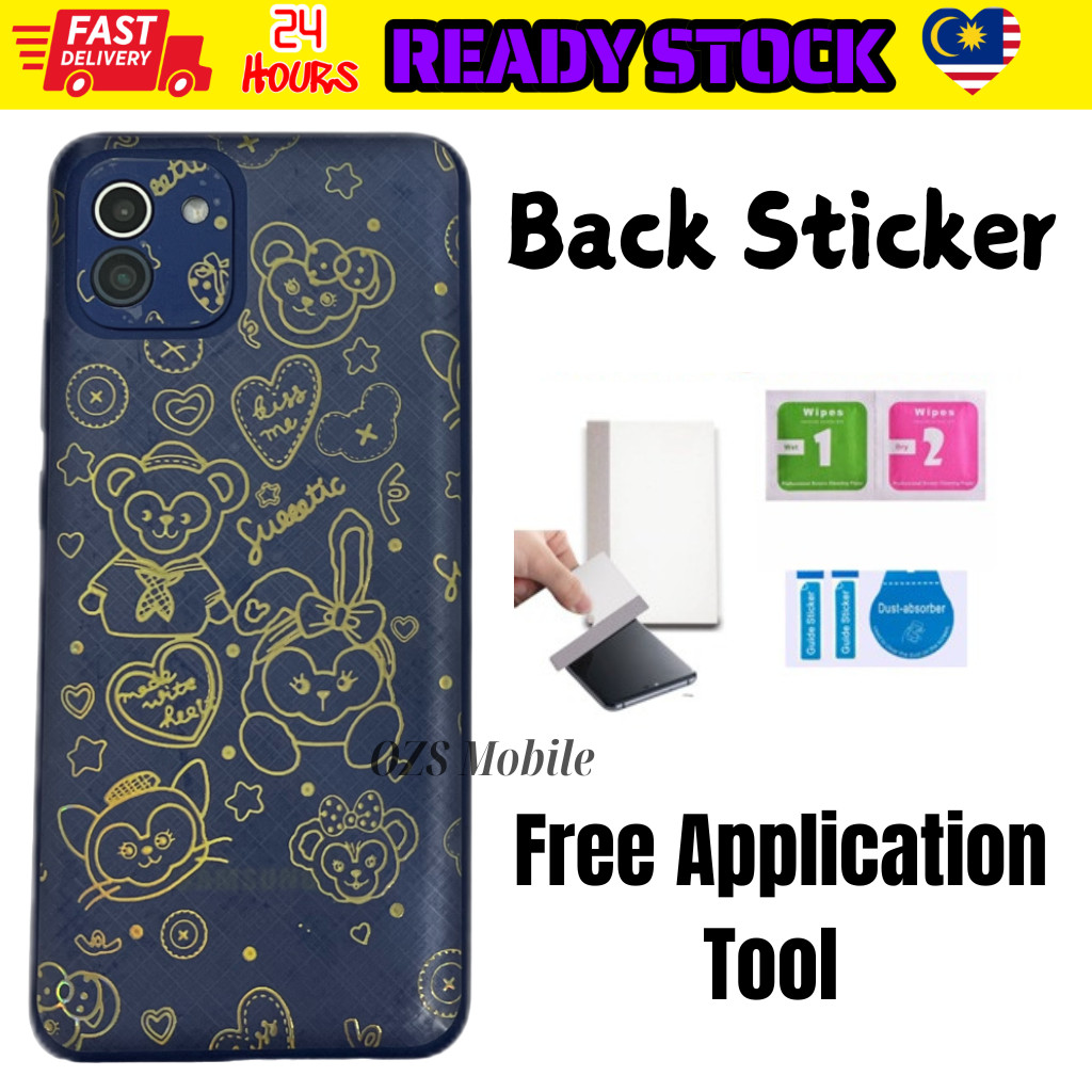 Realme 13+ 14 14T 14x 14 Pro GT 6 6T 7 Pro C71 C75 C75x Note 60x P3 Ultra ฟิล์มกันรอยด้านหลังการ์ตูน