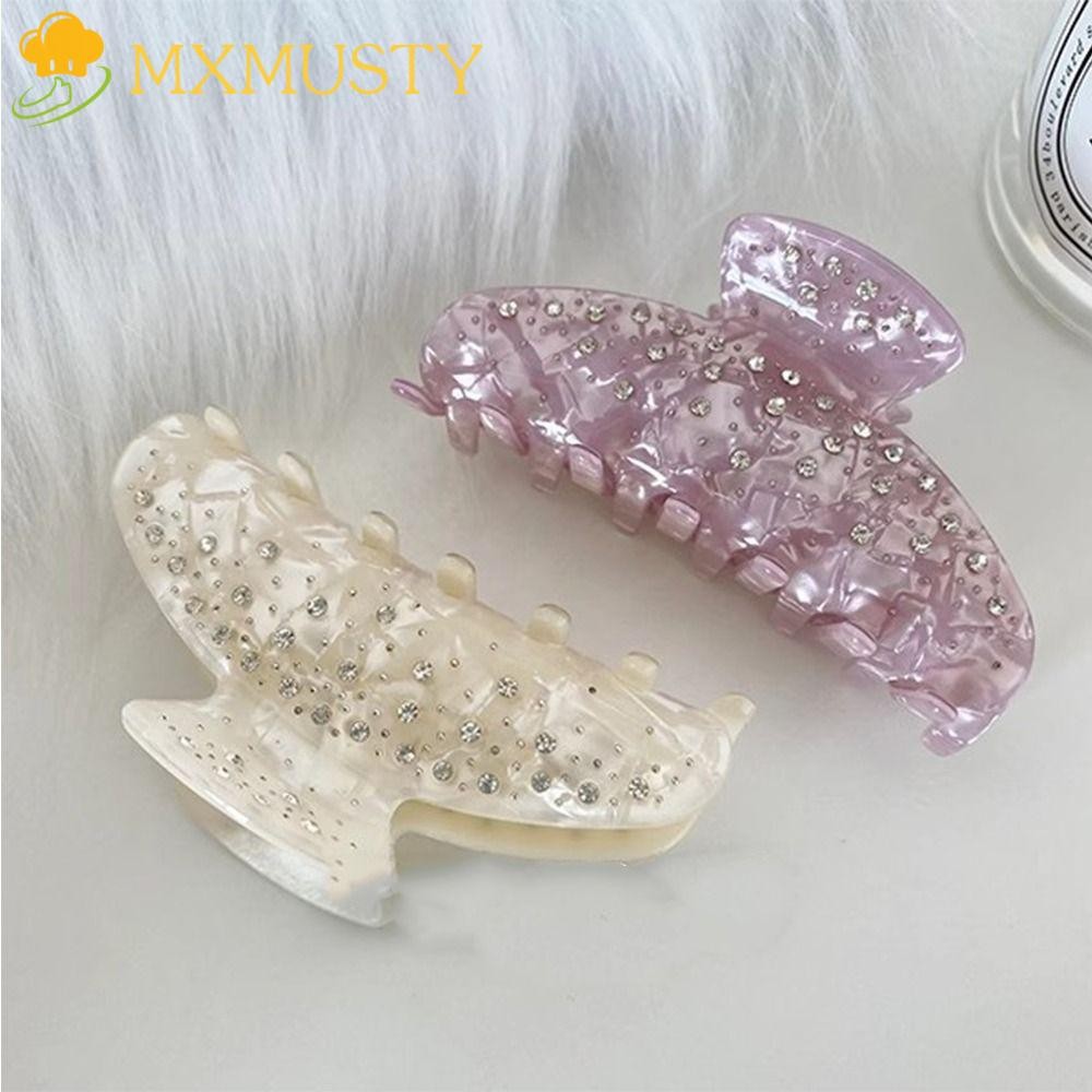 Mxmusty พลอยเทียมผมกรงเล็บ,เพชรกิ๊บฉลามกรดอะซิติก,ส่วนบุคคลฉลามคลิปกิ๊บเรขาคณิตสาว