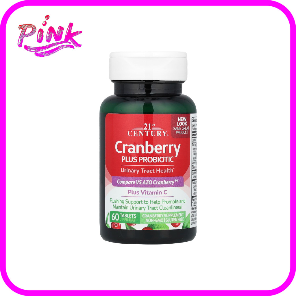 21st Century, Cranberry Plus Probiotic, 60 Tablets