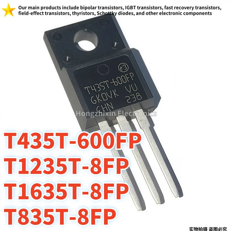 1-5PCS T1235T-8FP T1635T-8FP T435T-600FP T835T-8FP TO-220F Field-effect ทรานซิสเตอร์