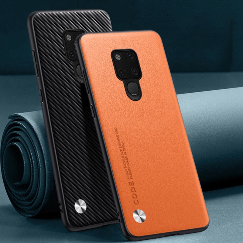 ปลอกสําหรับ Huawei Mate 20 / 20 X / 20 Pro / 10 / 10 Pro กันกระแทกหรูหรา Matte PU ปกหนังกรณีธุรกิจ