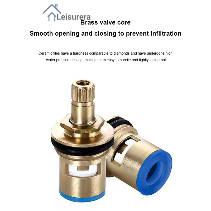 ✨อุปกรณ์บำรุงรักษาวาล์วเปิด-ปิดร้อนเย็นเดี่ยว แกนวาล์วก๊อกน้ำทองเหลือง แกนวาล์วเซรามิก🍀 - รูปที่ 2