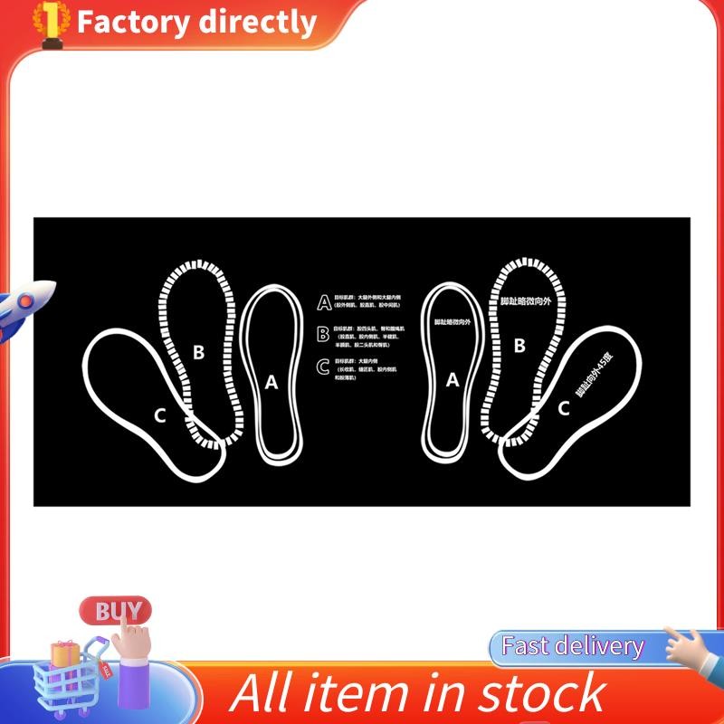 ใน -Squat Mat,Squat Step ตําแหน่งเข่า Mat Msquat Mat พร้อมตําแหน่งเท้า Mat, Kettlebell ยกน้ําหนัก Sq