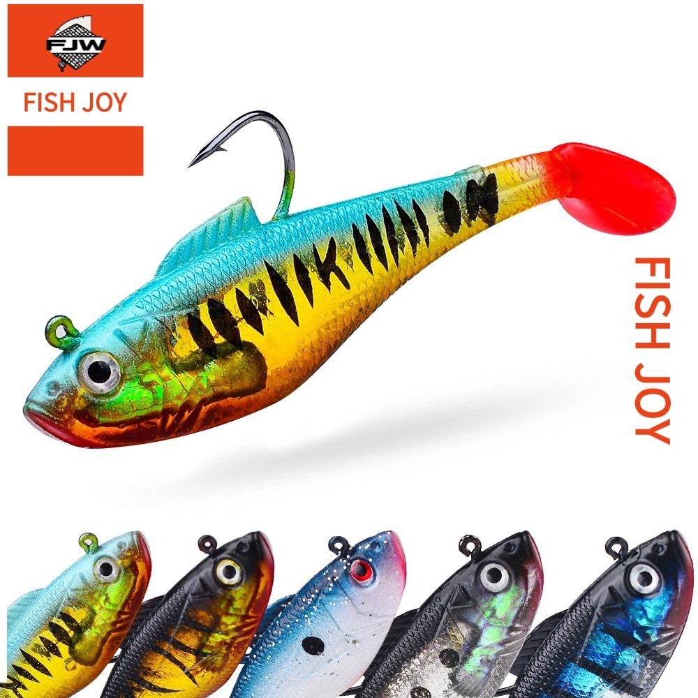 F299 ตกปลา ปลาปลอม เหยื่อเรืองแสง 3D ตาปลา สีสันสดใส ลายพราง ลายสาดสี ปลายแหลม สะพานเหยื่อ