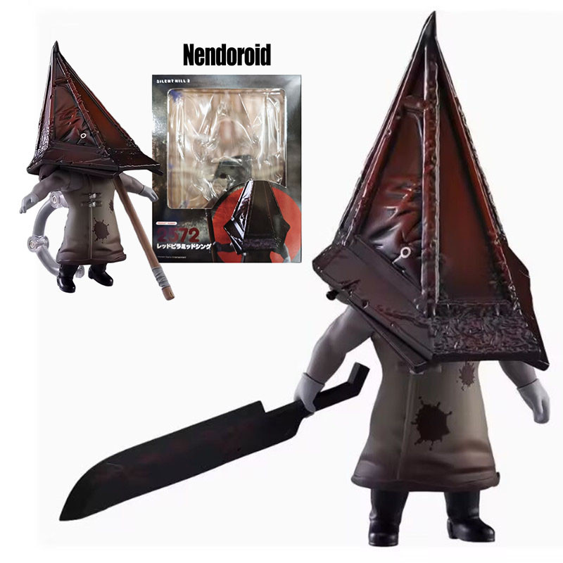 NO.2572 Nendoroid Red Triangle Head Action Figure SILENT HILL 2 Red Pyramid Triangle Head ของเล่น