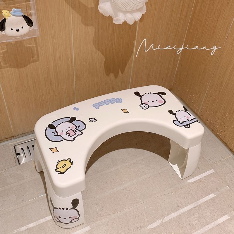 /Cute dog home toilet squatting stool footrest bathroom stepping stool table