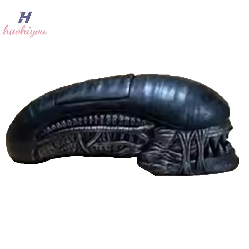 <haohiyou> Creative Horror Alien Romulus Popcorn Bucket เดสก์ท็อปตกแต่งเครื่องประดับ Alien Romulus Popcorn Bucket ของขวัญฮาโลวีน - รูปที่ 4