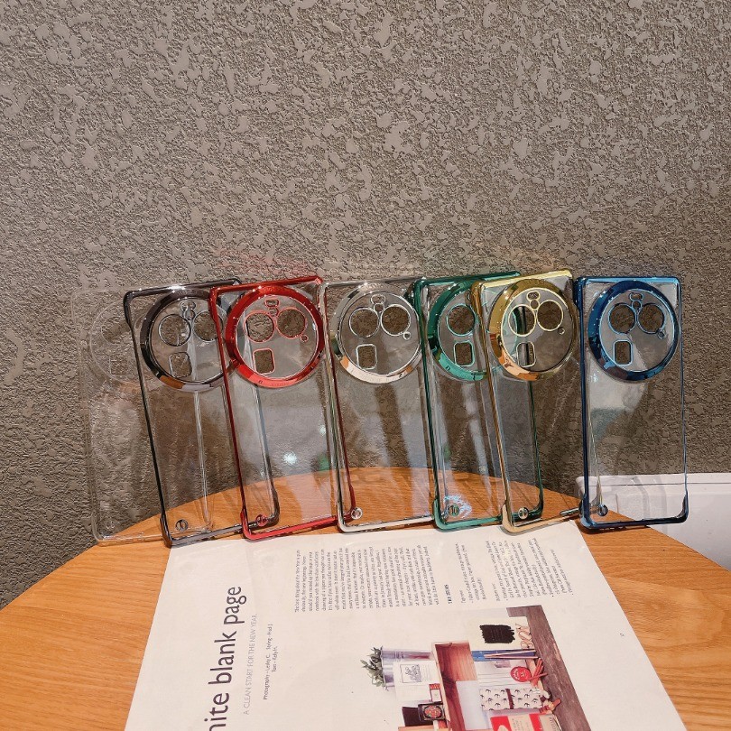 หรูหราชุบโปร่งใส Frameless Ultra Thin สําหรับ OPPO ค้นหา X8S + X8 Ultra X8 Pro X7 Pro X7 Ultra X6 X5