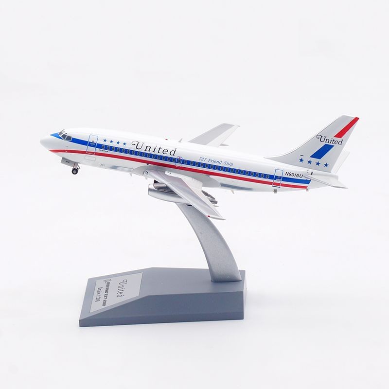 Inflight 1: 200 United Airlines Boeing B737-200 N9016U โมเดลเครื่องบินโลหะผสม