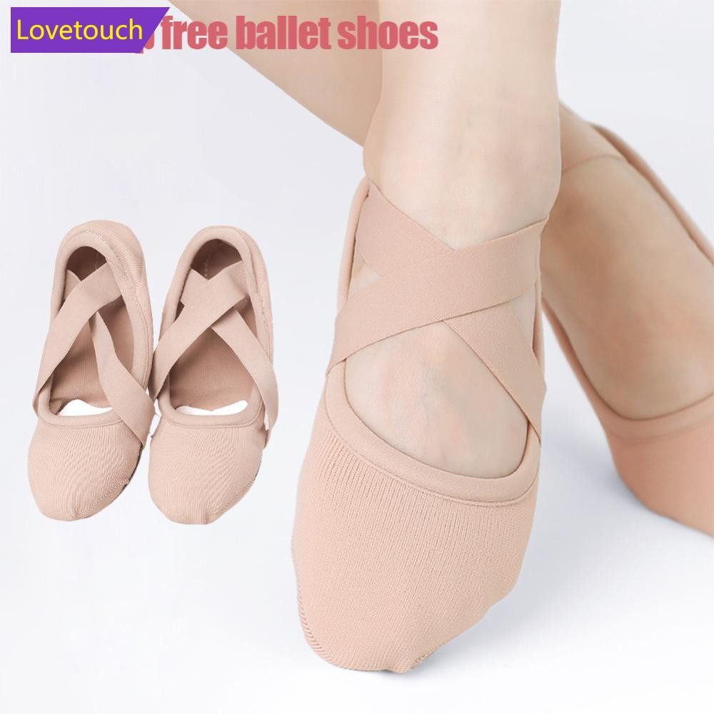 LOVETOUCH บัลเล่ต์รองเท้าเต้นรํารองเท้าผ้าใบสําหรับสาว Ballerina Flats เด็กบัลเล่ต์รองเท้าแตะสาวนุ่ม