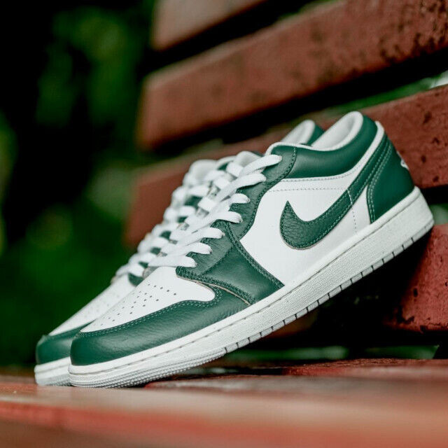 Nike Air Jordan 1 Low SE Oxidized Green FQ7687-300 รองเท้าบุรุษใหม่
