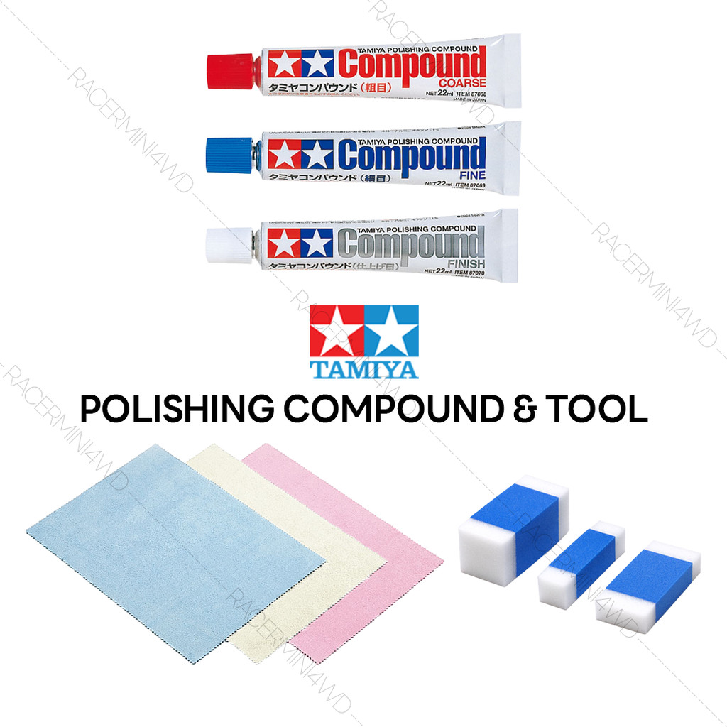 TAMIYA Polishing Compound น้ำยาขัดชิ้นงานโมเดล 87068 87069 87070 87090 87192