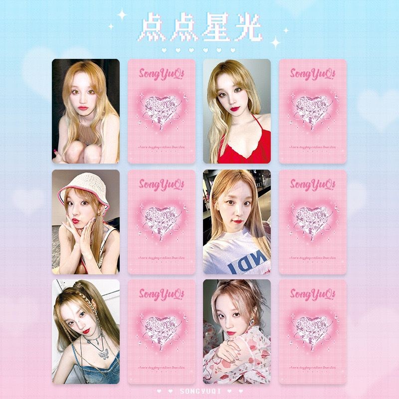 GIDLE MINNIE YUQI SHUHUA MIYEON SOYEON PHOTOCARD การ์ดเล็ก K-POP