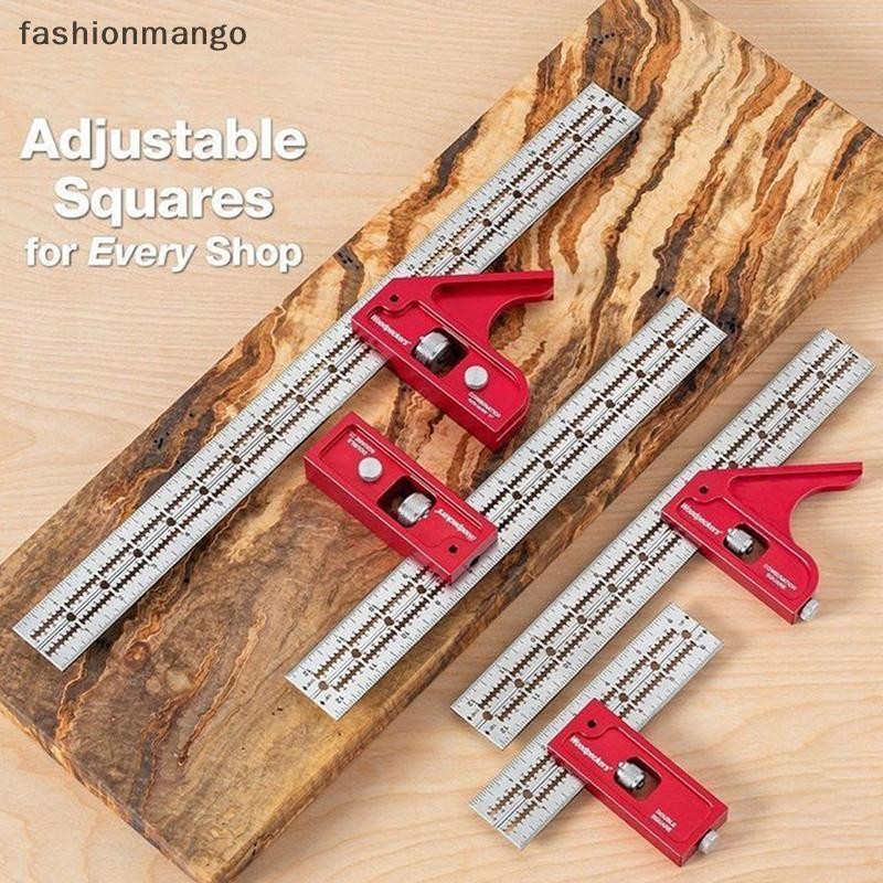 [fashionmango] Scalable ไม้บรรทัดเครื่องมือ T-type Hole ไม้บรรทัด Scribing เครื่องหมายสายเครื่องมือใหม่สต็อก