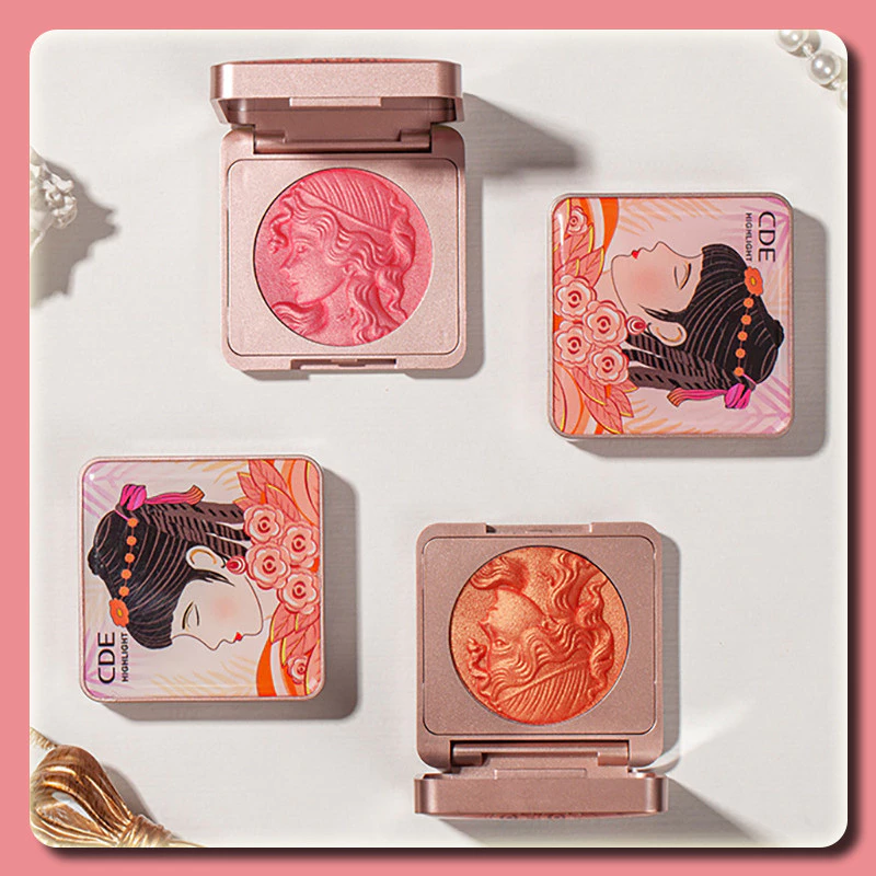 YTL บลัชออน เนื้อฉ่ำวาว เม็ดสีแน่น ติดทน กันน้ำ Smart Girl Reading Blush CDE (ใหม่/แท้)