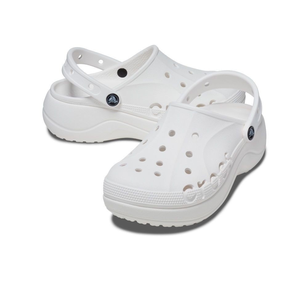 CROCS รองเท้าลำลองผู้หญิง BAYA PLATFORM CLOG รุ่น 20818611S - WINTER WHITE/BONE