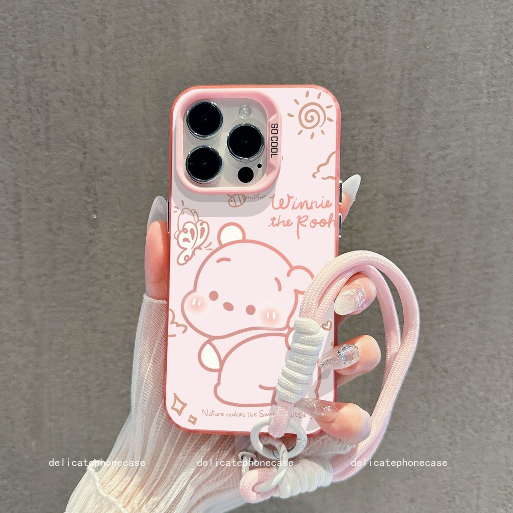 เข้ากันได้กับ iPhone 16 Plus iPhone 15 Pro Max iPhone 13 iPhone 11 เคสโทรศัพท์น่ารัก DLMSCY2102-GS4
