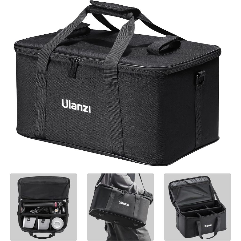 Ulanzi OM-01 กระเป๋าไฟ LED กันน้ำ กันกระแทก เก็บอุปกรณ์ถ่ายภาพ วิดีโอ ใส่ไฟ L023 L024