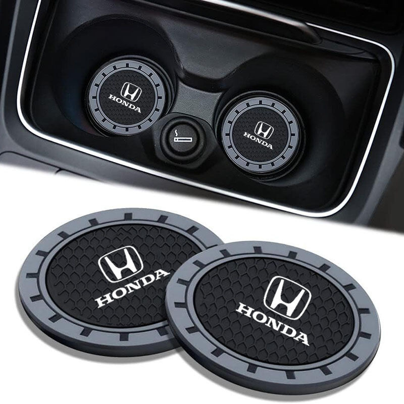 2 แพ็คที่วางแก้วรถยนต์สําหรับ Honda Accord Civic City Stream Urban Jazz CRV BRV HRV, ซิลิโคนกันลื่น, ที่รองแก้วอุปกรณ์ตกแต่งภายในรถยนต์
