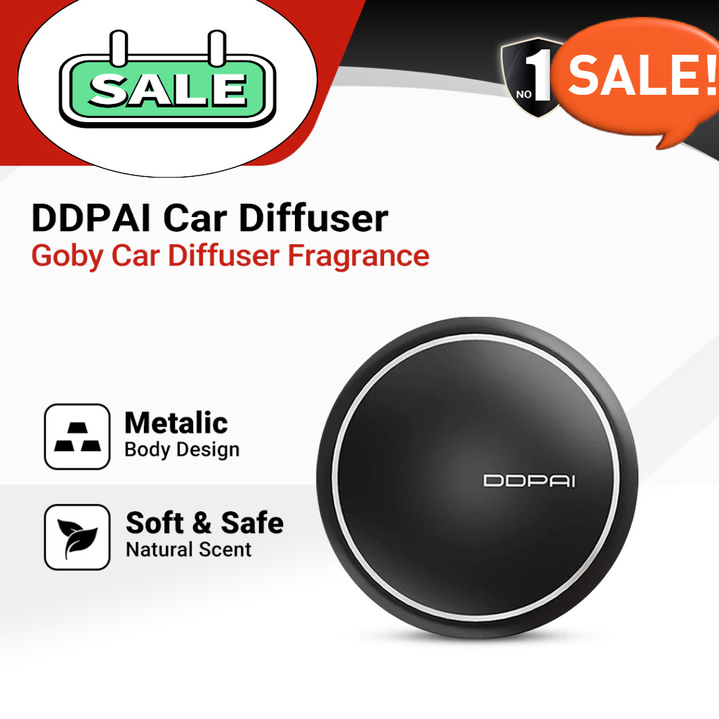 DDPAI Car Diffuser แผ่นหอมรถยนต์โลหะ