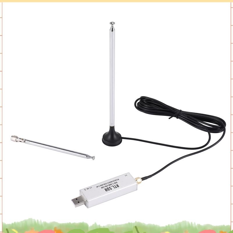 ตัวรับสัญญาณ Super RTL SDR V3 RTL2832U 0.1MHz-1.7GHz TCXO SMA ตัวรับสัญญาณพร้อมเสาอากาศ