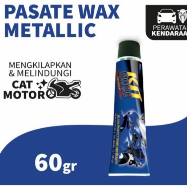Metallic Paste Wax Motor Kit 60 gr Blue Metallic Paste Wax Toothpaste Kit Body Polish