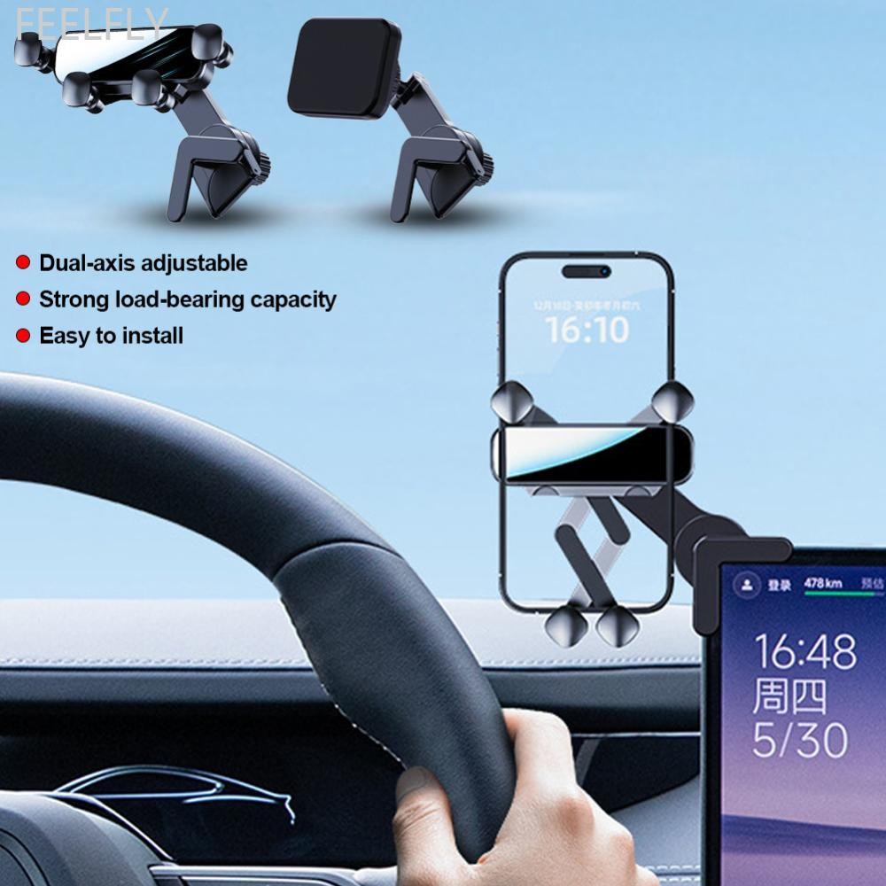FEELFLY Universal Car Phone Dashboard Holder Stand Car Clip Mount Bracket Car Mobile Phone Support i