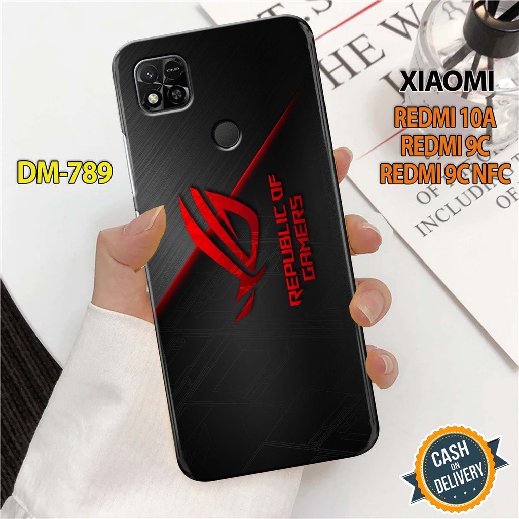 HP Xiaomi Redmi 10A/ 9C/ 9C NFC Case - [DM789] - "ROG" - 3D Fullprint Doff Hardcase - Fashion Case H