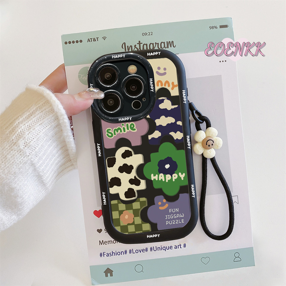 เคสโทรศัพท์ยิ้มสําหรับ iPhone 12 13 11 14 pro MAX XR plus 15 7+ 8 + Xs MAX Z02746