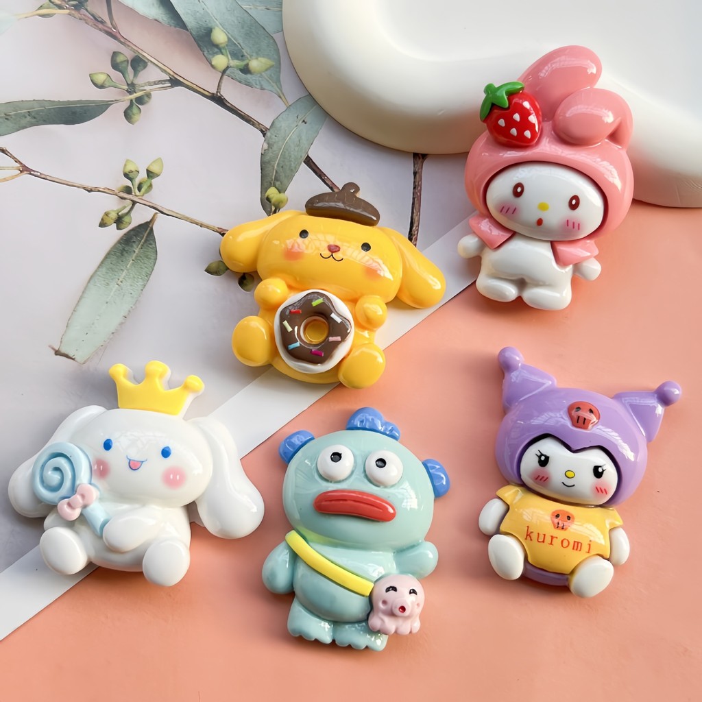 Z DIY Cartoon Crown Cinnamon Sanrio Case Accessories Resin Craft Kit Materials