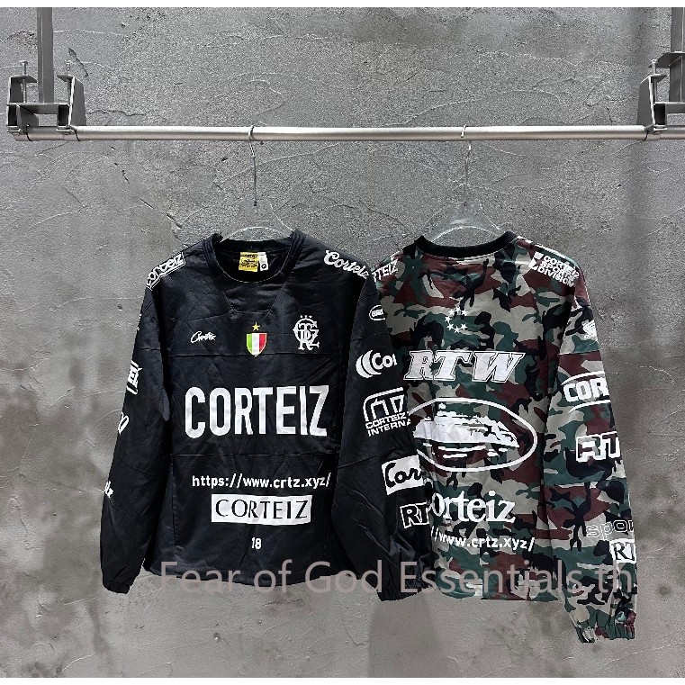 เสื้อแฟชั่นฤดูใบไม้ร่วง พิมพ์พราง กันน้ำ สตอร์มทรูปเปอร์ สูง สำหรับผู้ชายและผู้หญิง