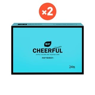 [ 48ห่อ ] Botare CHEERFUL BLUE GB/T 20808 ดีลักซ์ คอมฟอร์ท กระดาษทิชชู่ หนา 4 ชั้น 320 แผ่น