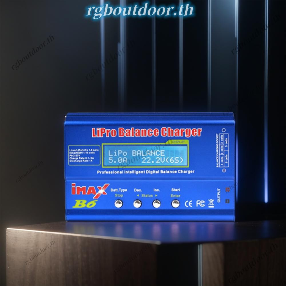IMAX B6 80W NiMh แบตเตอรี่เครื่องชาร์จดิจิตอลสมดุลสําหรับเฮลิคอปเตอร์ RC