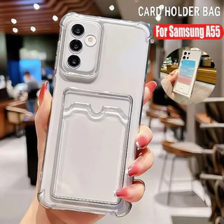 เคสใส่บัตร for Samsung S26 S25 Ultra S24 S23 S22 Plus A57 A37 A56 A55 A36 A26 A16 A07 A17 A53 A35 A33 A32 A25 A15 A13