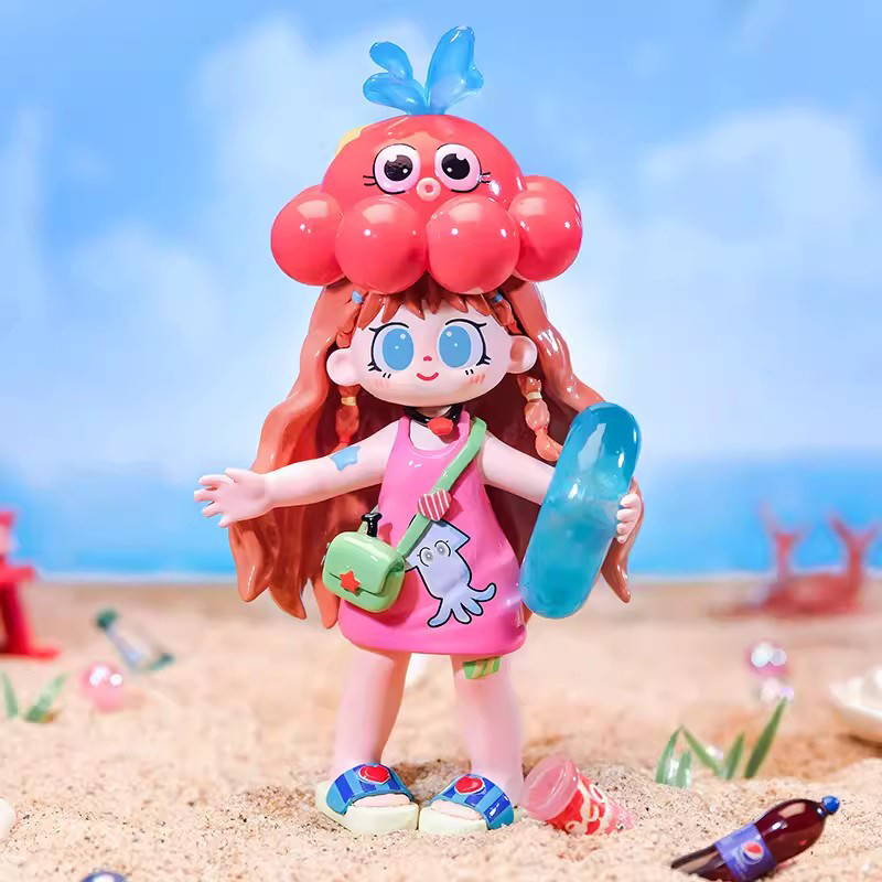 Milay milay milay Girl ครอบคลุมป้าย Mystery Box อินเทรนด์เล่นรูปตุ๊กตาน่ารักอุปกรณ์ต่อพ่วงสาวของขวัญ