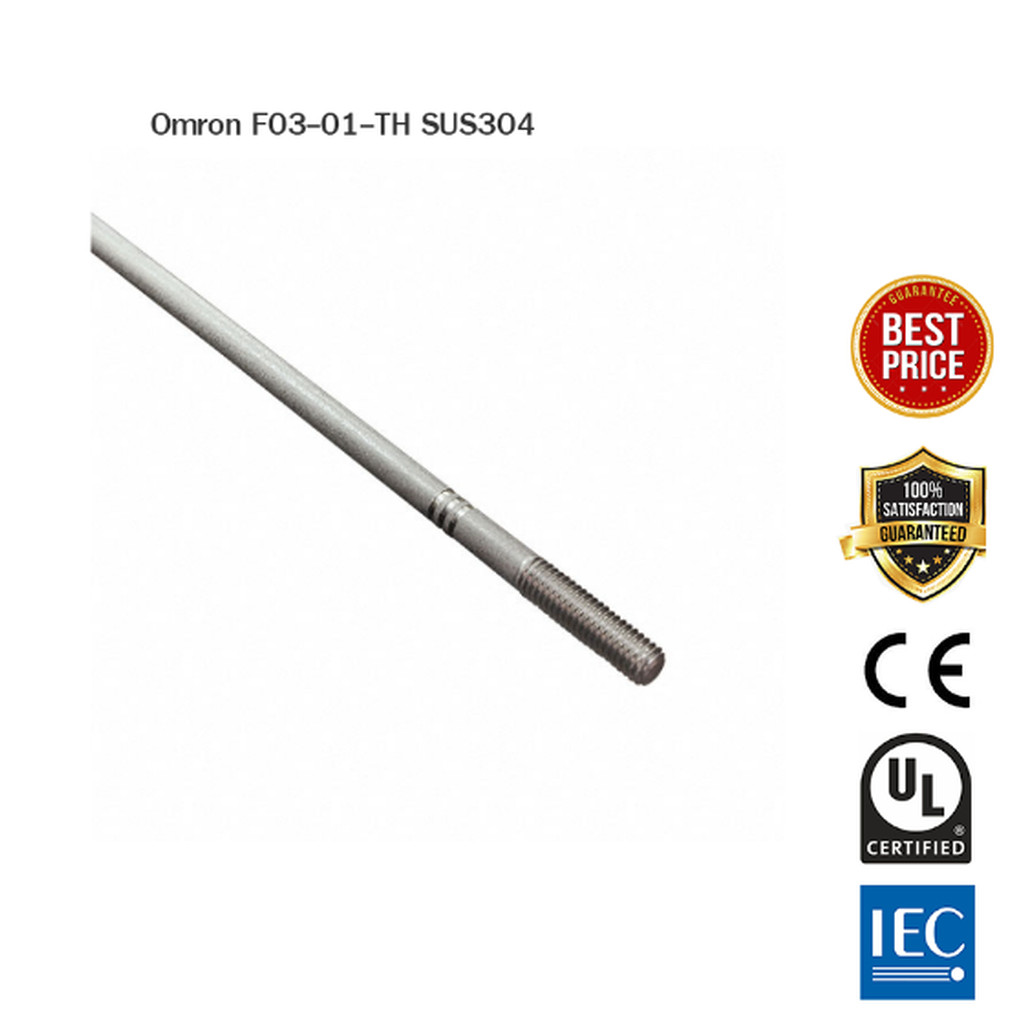 Omron F03-01-TH SUS304 แท่งอิเล็คโทรด ประเภทของเหลว น้ำปกติ น้ำในโรงงานอุตสาหกรรม น้ำโสโครก